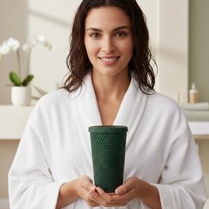 Starbucks Green Textured Reusable Tumbler
